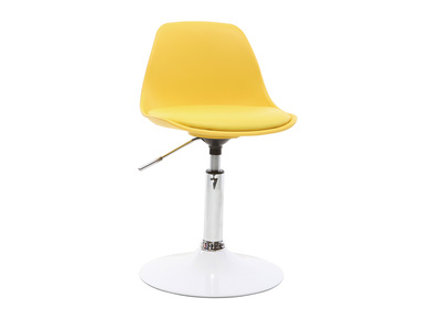 Chaise de bureau design enfant jaune STEEVY