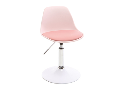 Chaise de bureau design enfant rose STEEVY