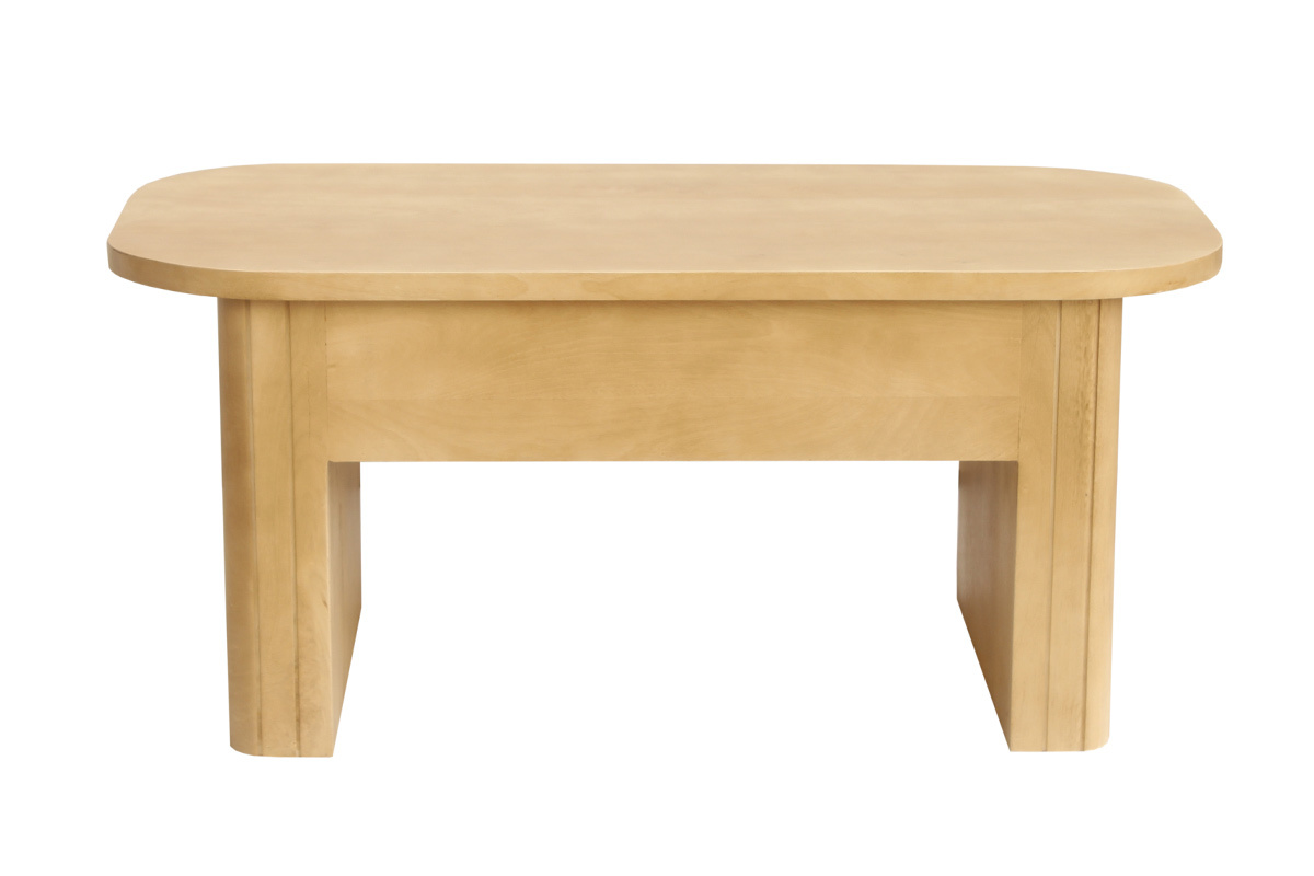 Table basse relevable rectangulaire bois manguier massif L100 cm LATIGO