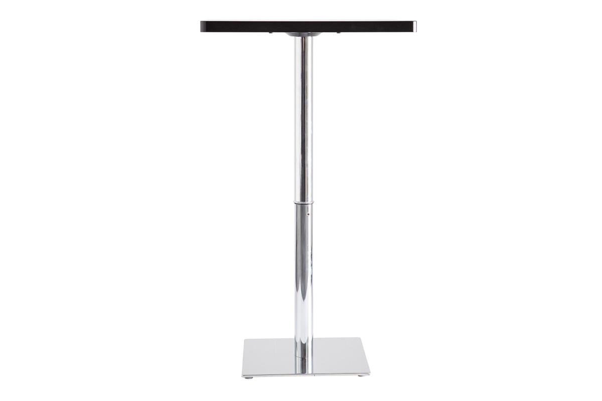 Table de bar noire carr�e JACK