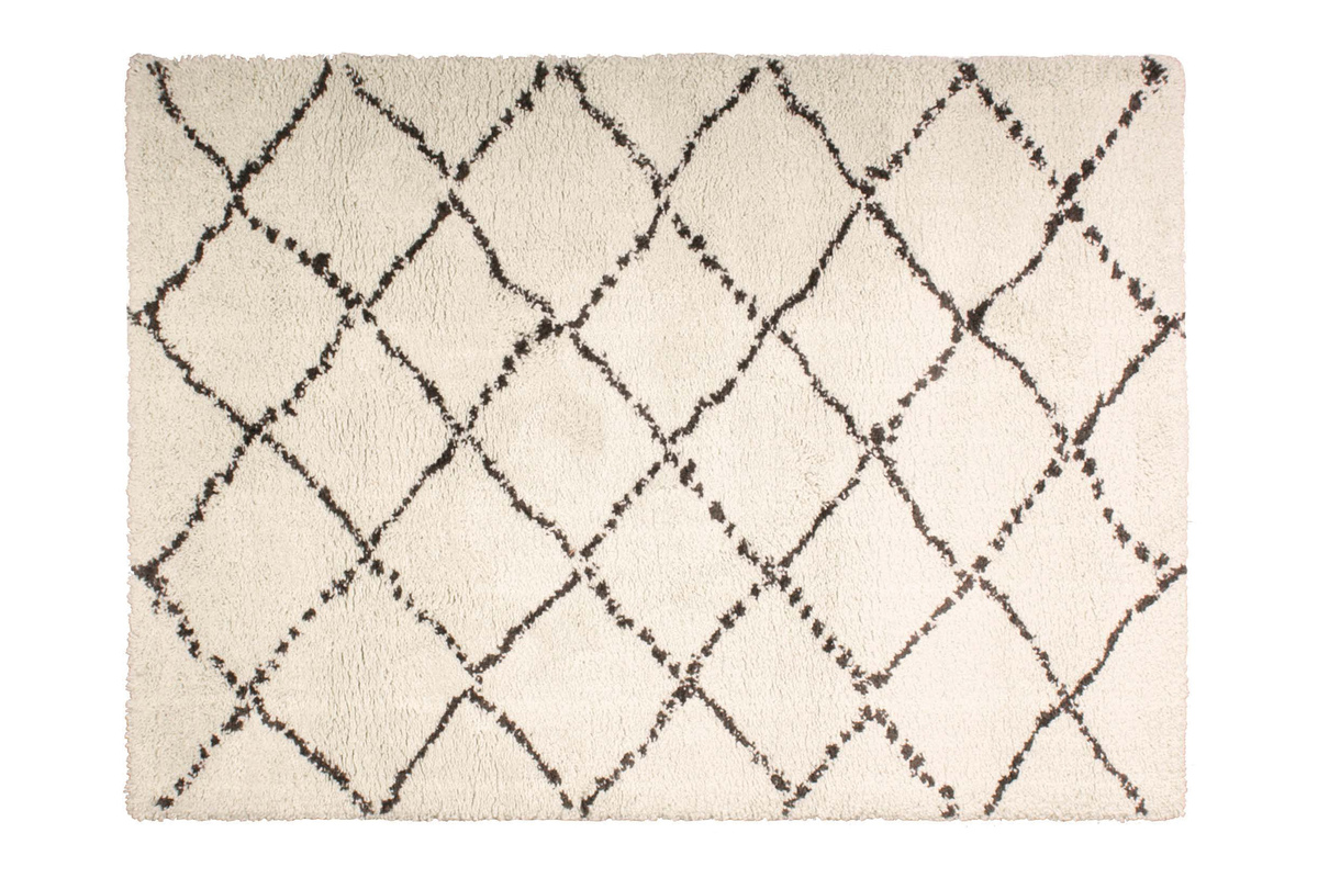 Tapis polypropyl�ne beige 160 x 230 cm BERBERE