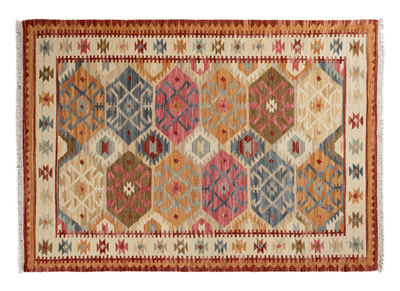 Tapis rectangulaire berb&egrave;re multicolore 160 x 230 cm MOHA